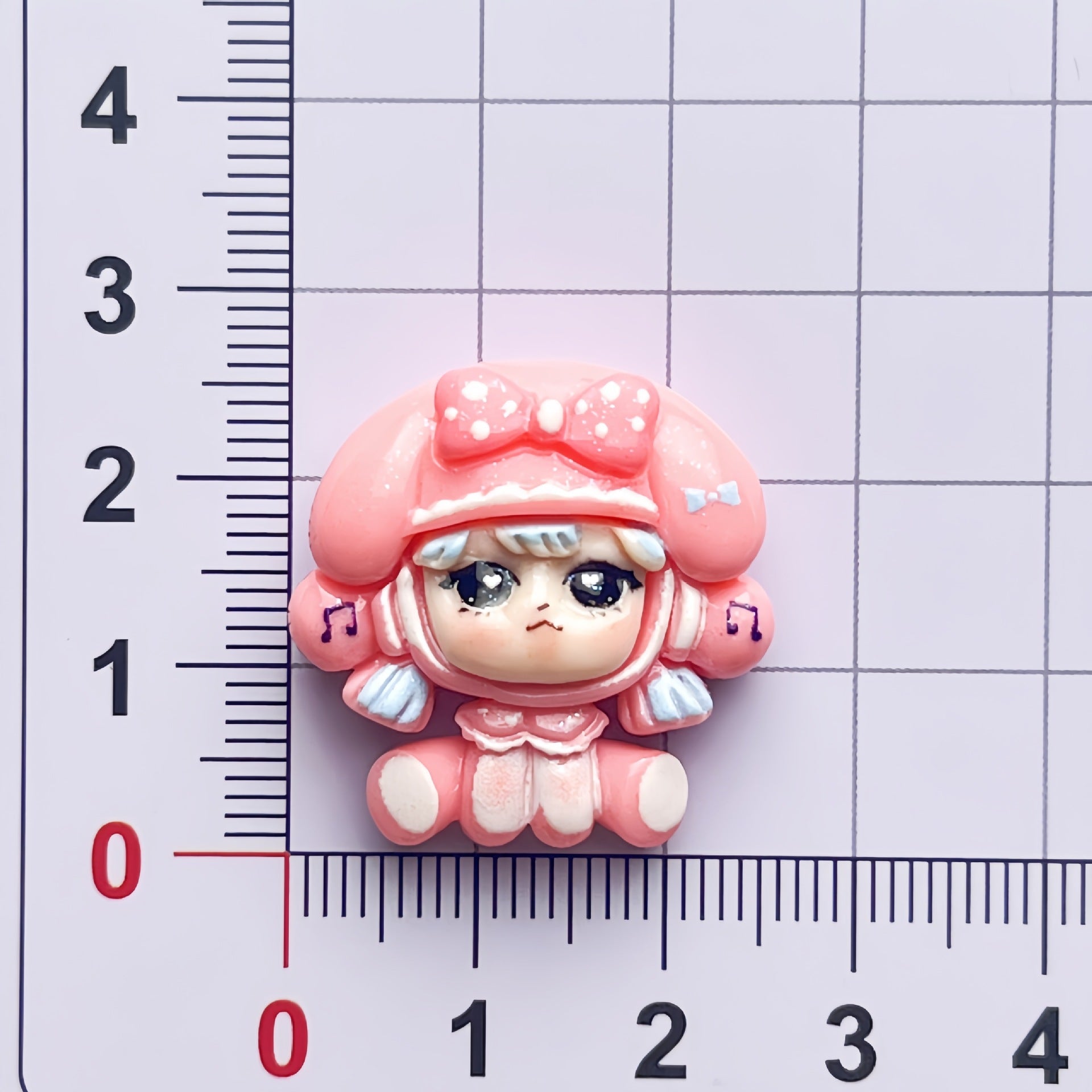 DIY Sanrio Quirky Girl Charms Accessories – Customizable Phone Case, Hairpin, Fridge Magnet & Keychain Set