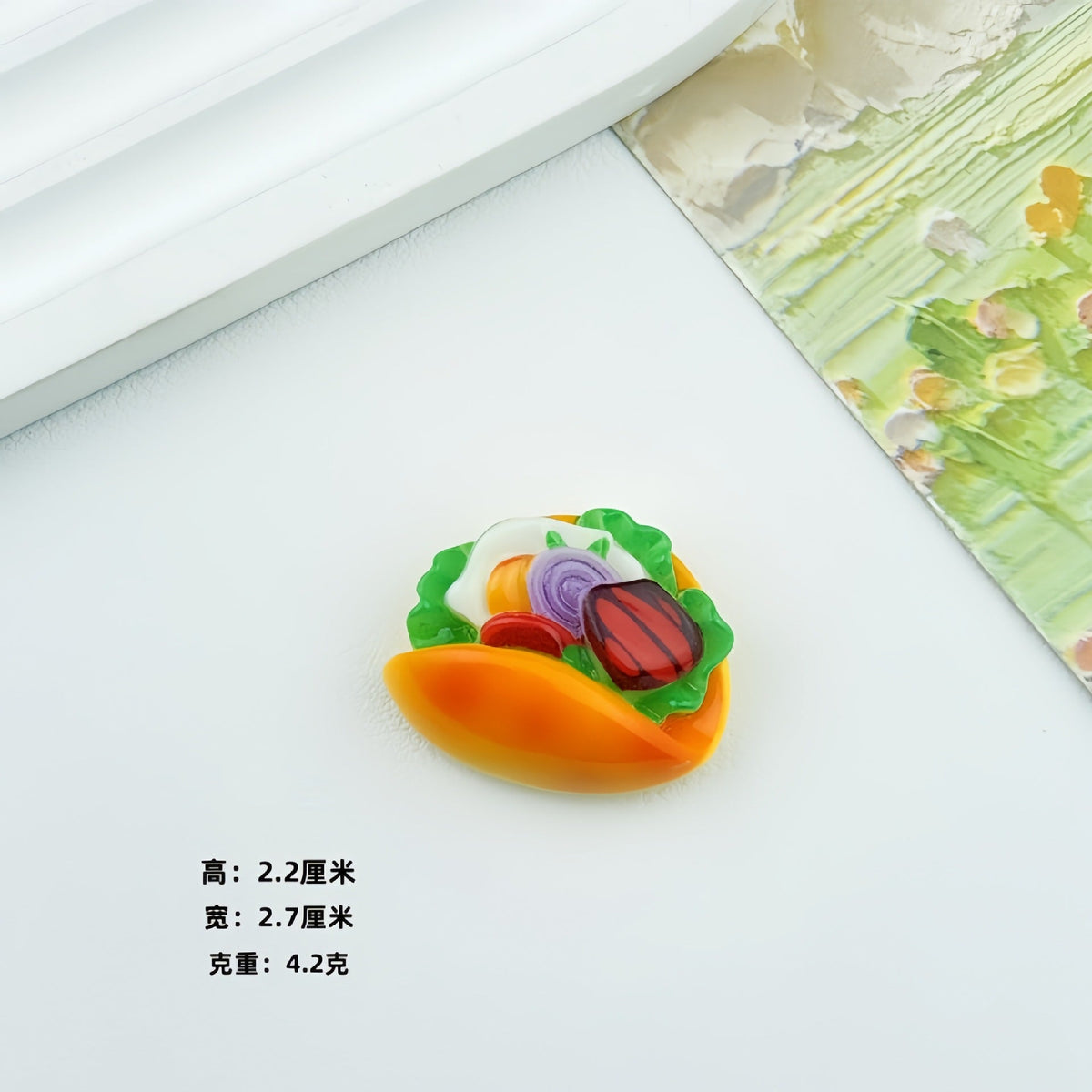 DIY  Food Play Capy Burger Charms Accessories – Customizable Phone Case, Hairpin, Fridge Magnet & Keychain Set