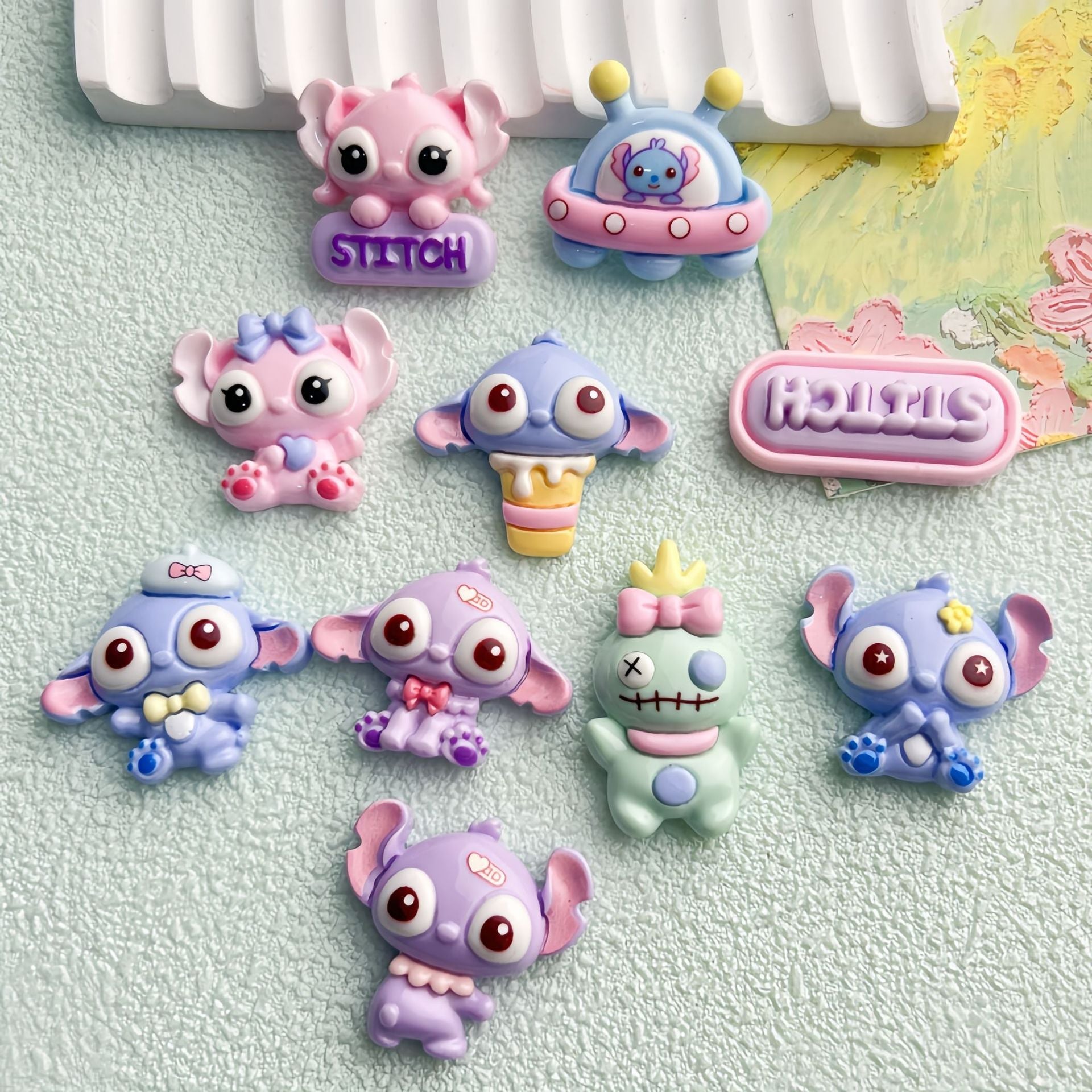 DIY Name Tag Charms Accessories – Customizable Phone Case, Hairpin, Fridge Magnet & Keychain Set