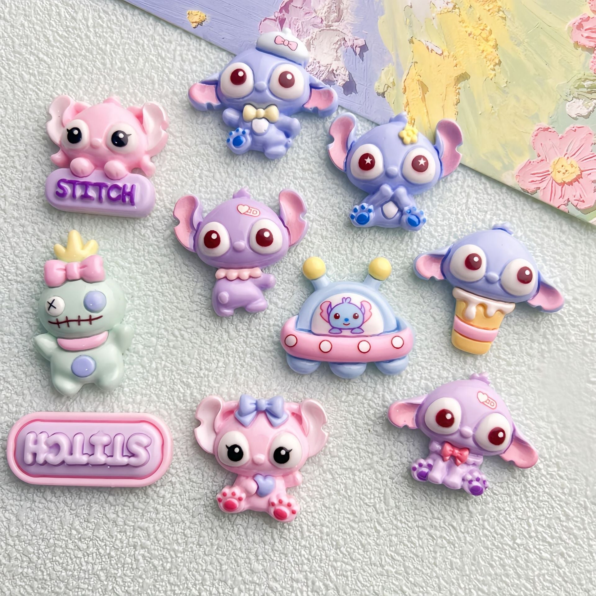 DIY Name Tag Charms Accessories – Customizable Phone Case, Hairpin, Fridge Magnet & Keychain Set