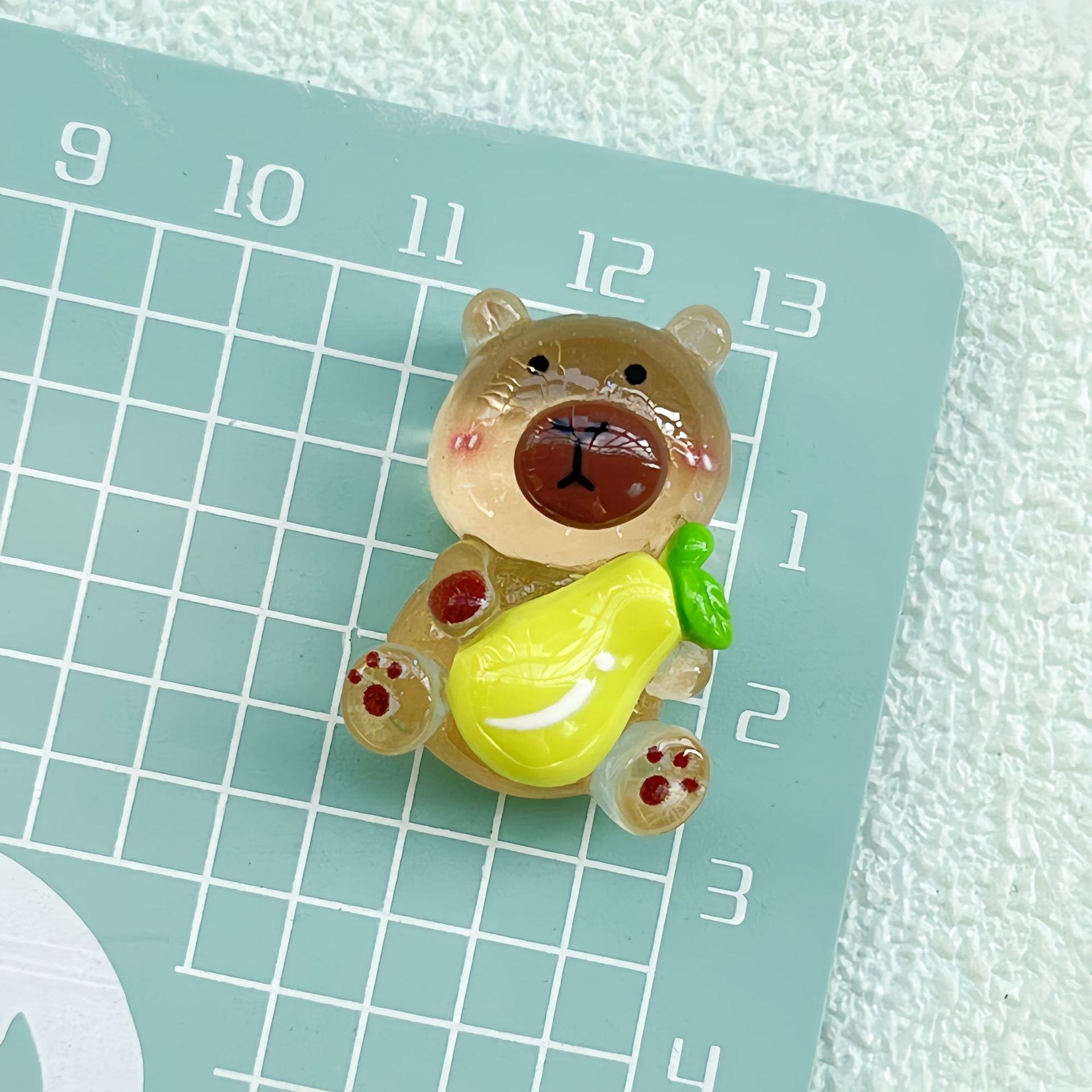 DIY  Holding Fruit Bala Charms Accessories – Customizable Phone Case, Hairpin, Fridge Magnet & Keychain Set