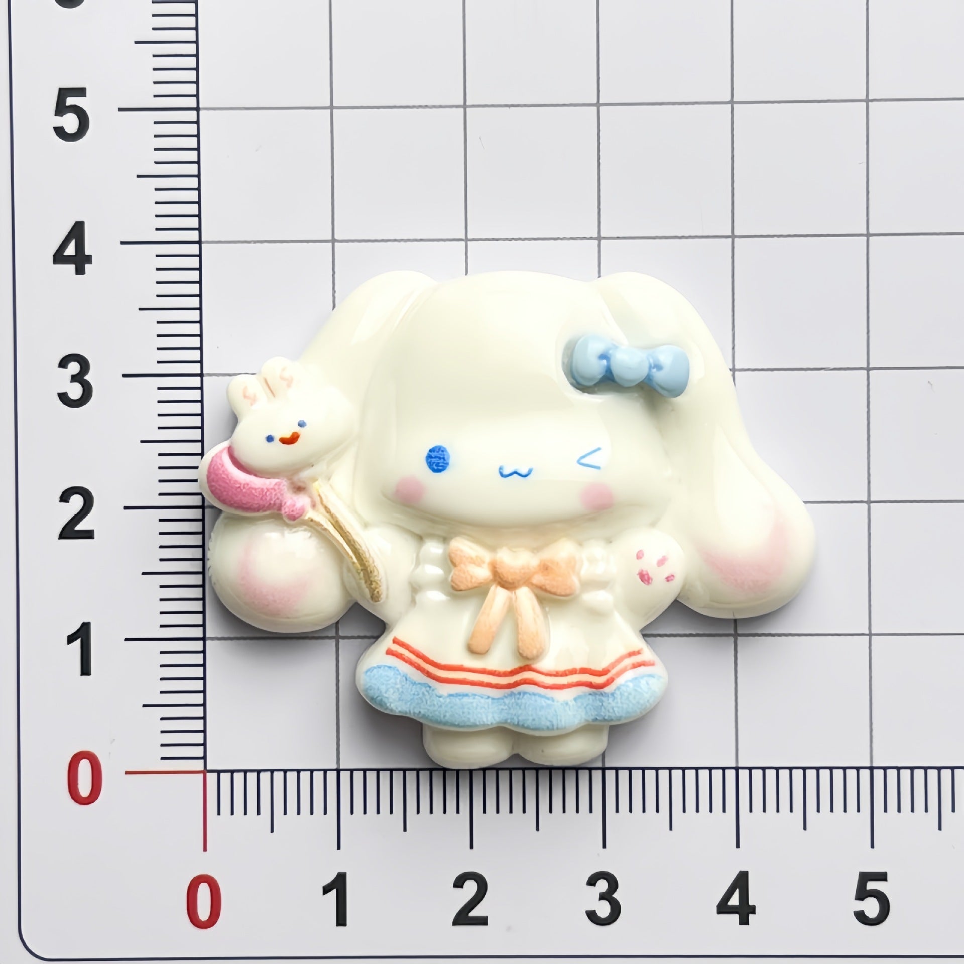 DIY Luminous Solid Color Happy Cinnamon Dog Cartoon Glossy  Charms Accessories – Customizable Phone Case, Hairpin, Fridge Magnet & Keychain Set