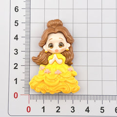 DIY Princess Charms Accessories – Customizable Phone Case, Hairpin, Fridge Magnet & Keychain Set