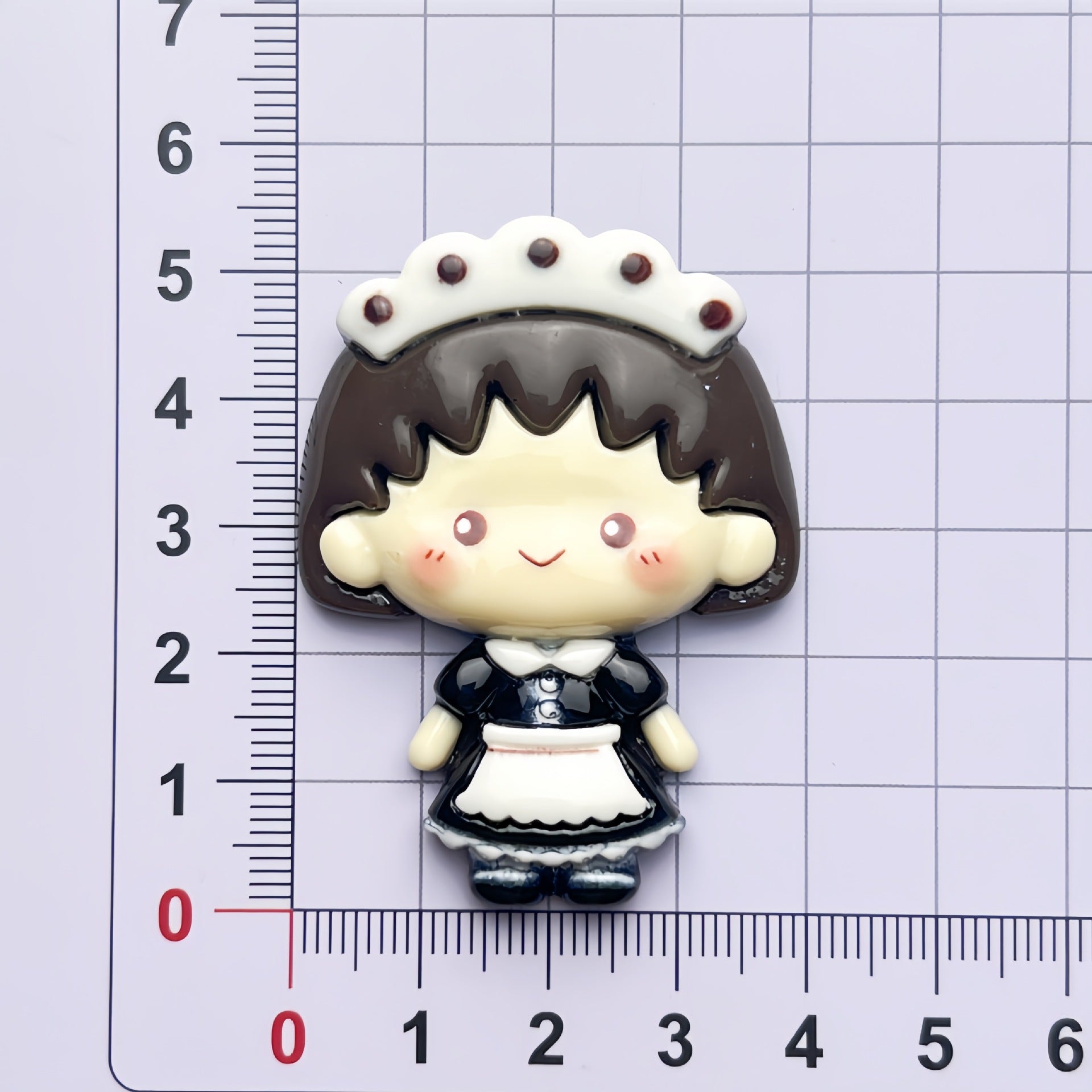 DIY Large Card Resin Girl Charms Accessories – Customizable Phone Case, Hairpin, Fridge Magnet & Keychain Set