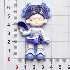 DIY  Cosplay Girls And Boys Charms Accessories – Customizable Phone Case, Hairpin, Fridge Magnet & Keychain Set