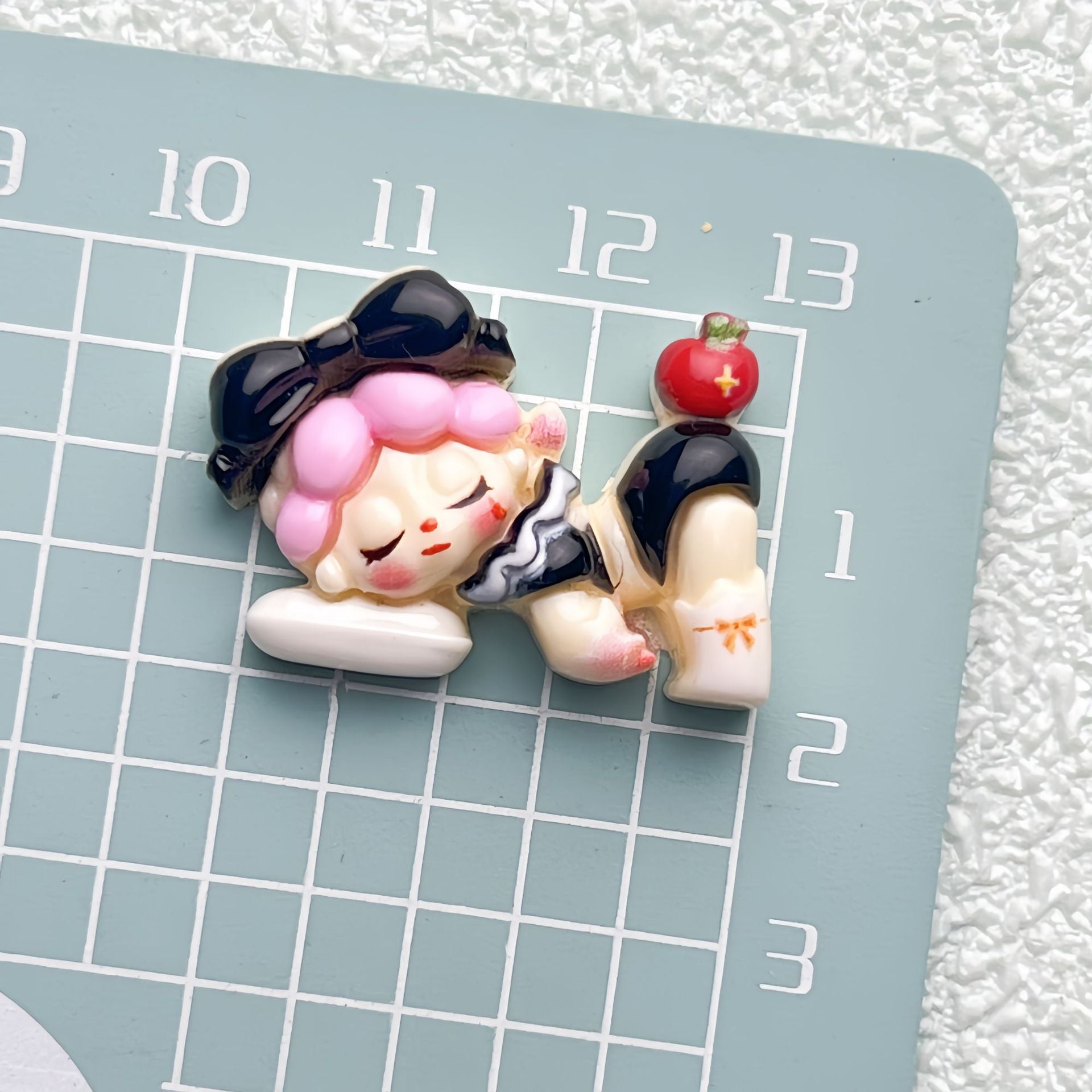 DIY Sleeping Mermaid Charms Accessories – Customizable Phone Case, Hairpin, Fridge Magnet & Keychain Set