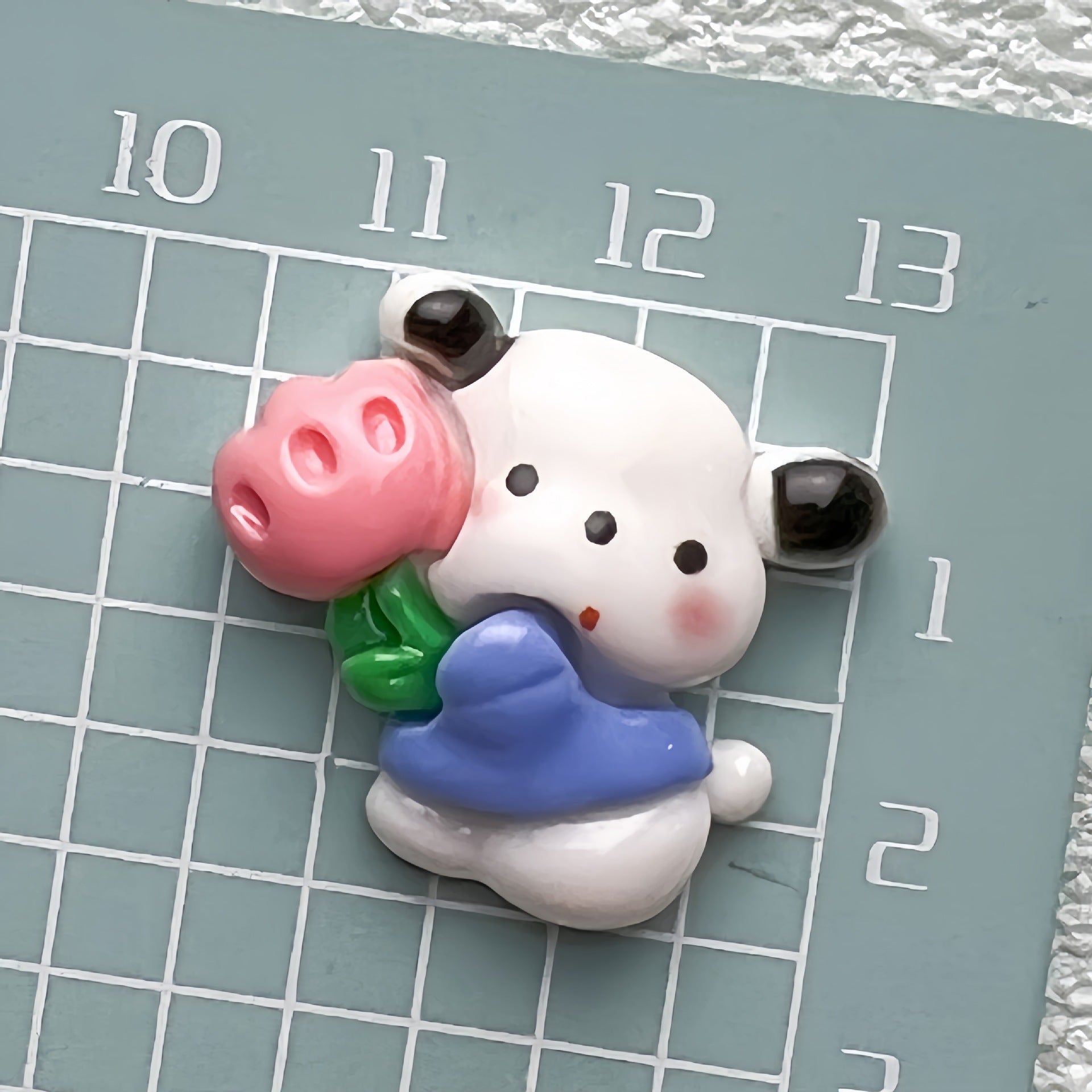 DIY Pochacco Charms Accessories – Customizable Phone Case, Hairpin, Fridge Magnet & Keychain Set
