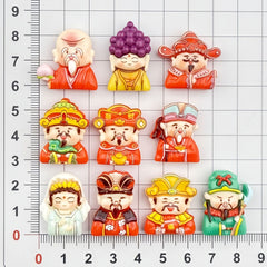 DIY Welcoming the Gods Charms Accessories – Customizable Phone Case, Hairpin, Fridge Magnet & Keychain Set