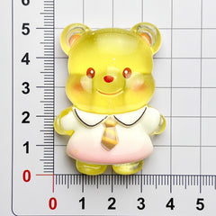 DIY   Bear Charms Accessories – Customizable Phone Case, Hairpin, Fridge Magnet & Keychain Set