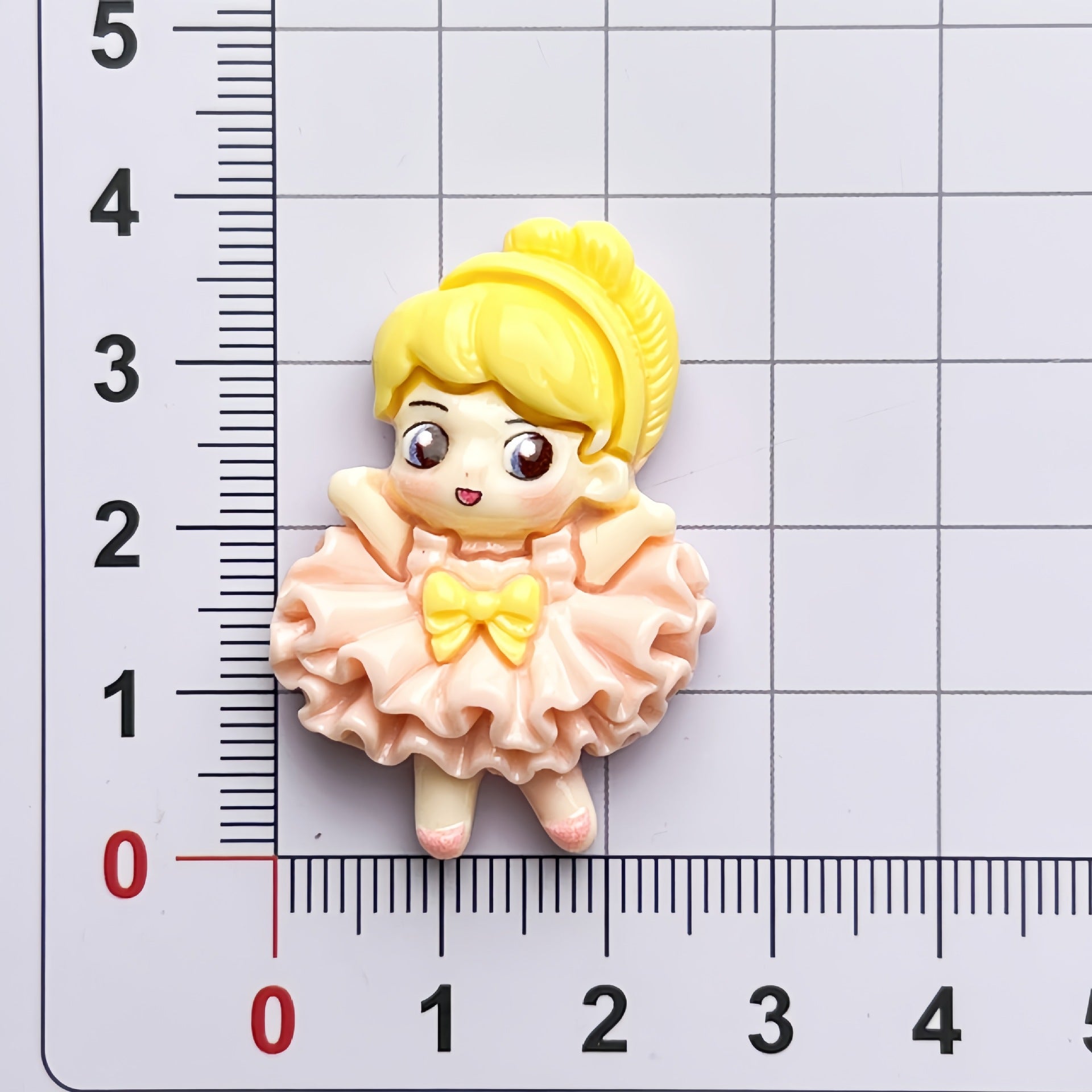 DIY Puffy Skirt for Girls Charms Accessories – Customizable Phone Case, Hairpin, Fridge Magnet & Keychain Set