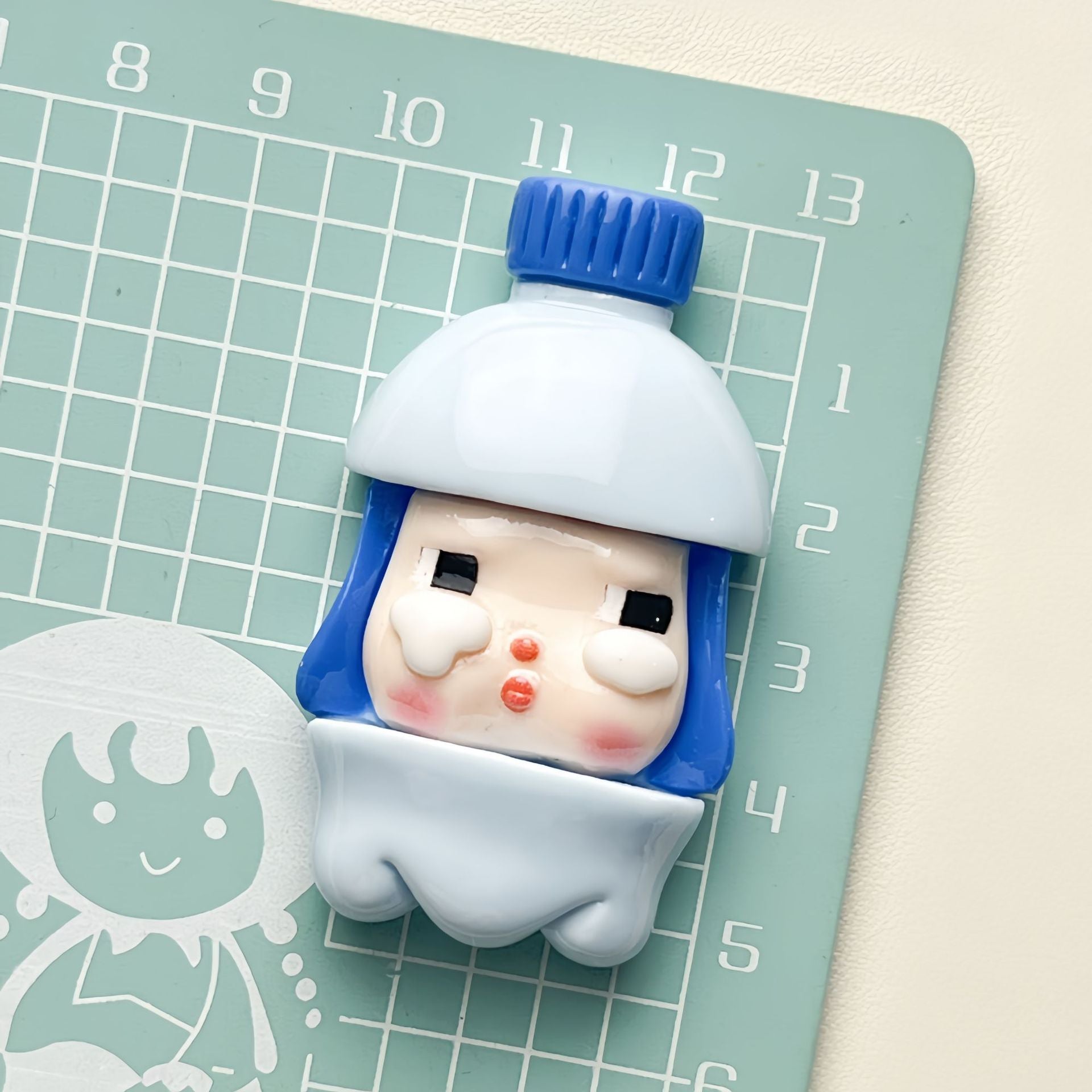 DIY Cartoon Multicolor Creative Water Bottle Charms Accessories – Customizable Phone Case, Hairpin, Fridge Magnet & Keychain Set