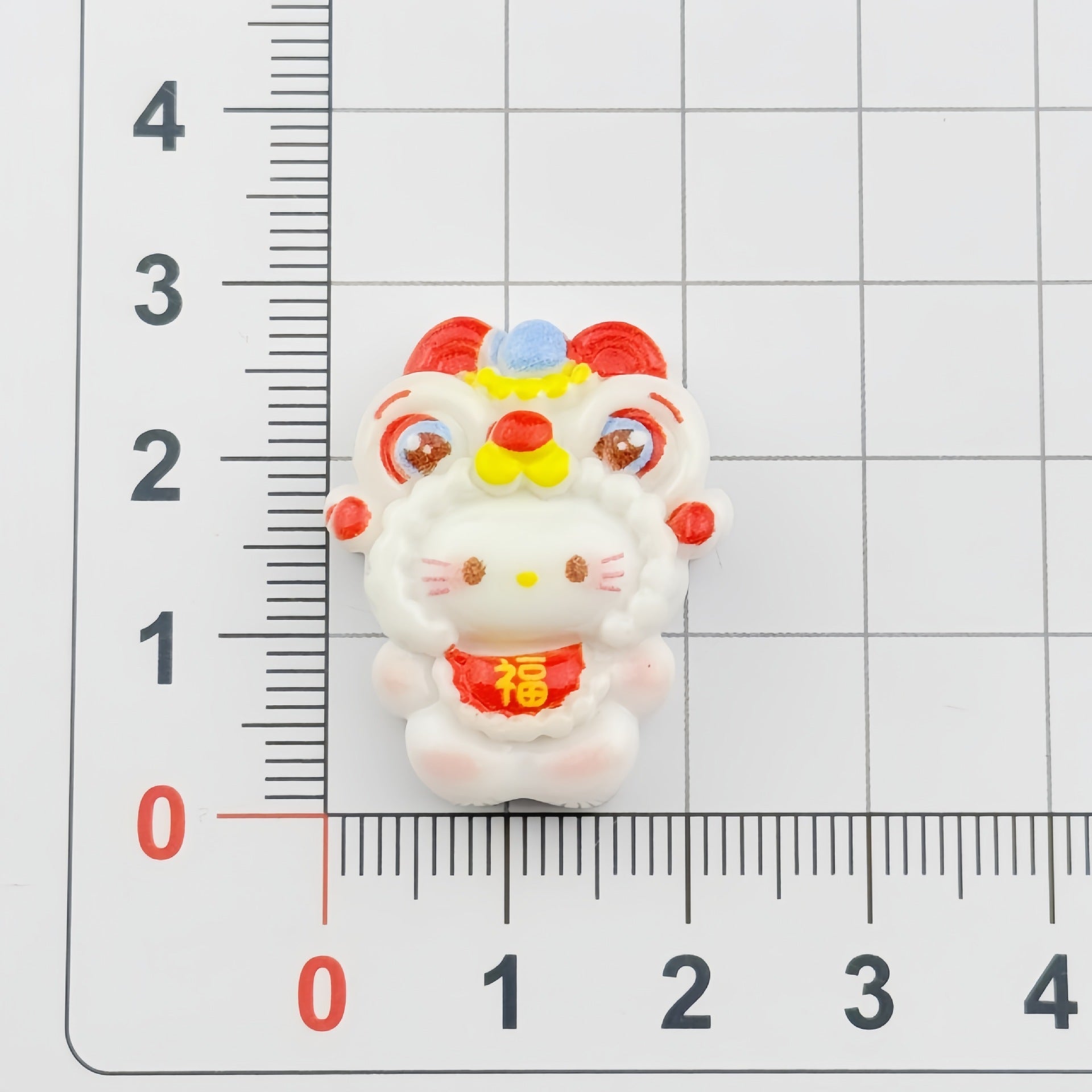 DIY multi-color lion dance kitten Charms Accessories – Customizable Phone Case, Hairpin, Fridge Magnet & Keychain Set