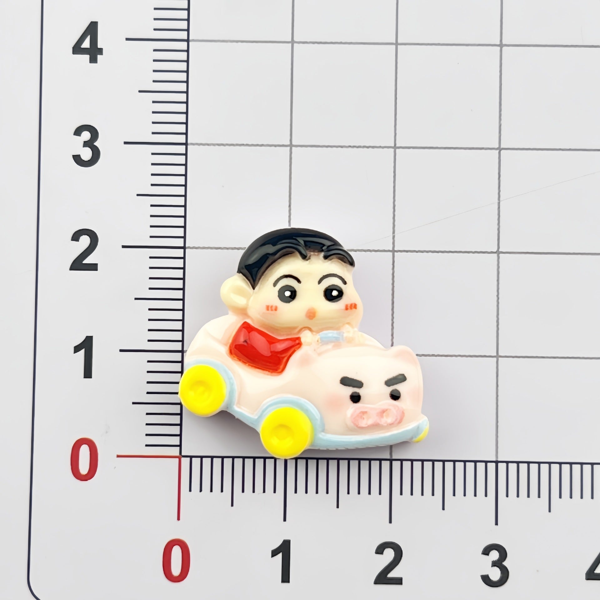 DIY Panda Shin-chan Costume  Charms Accessories – Customizable Phone Case, Hairpin, Fridge Magnet & Keychain Set