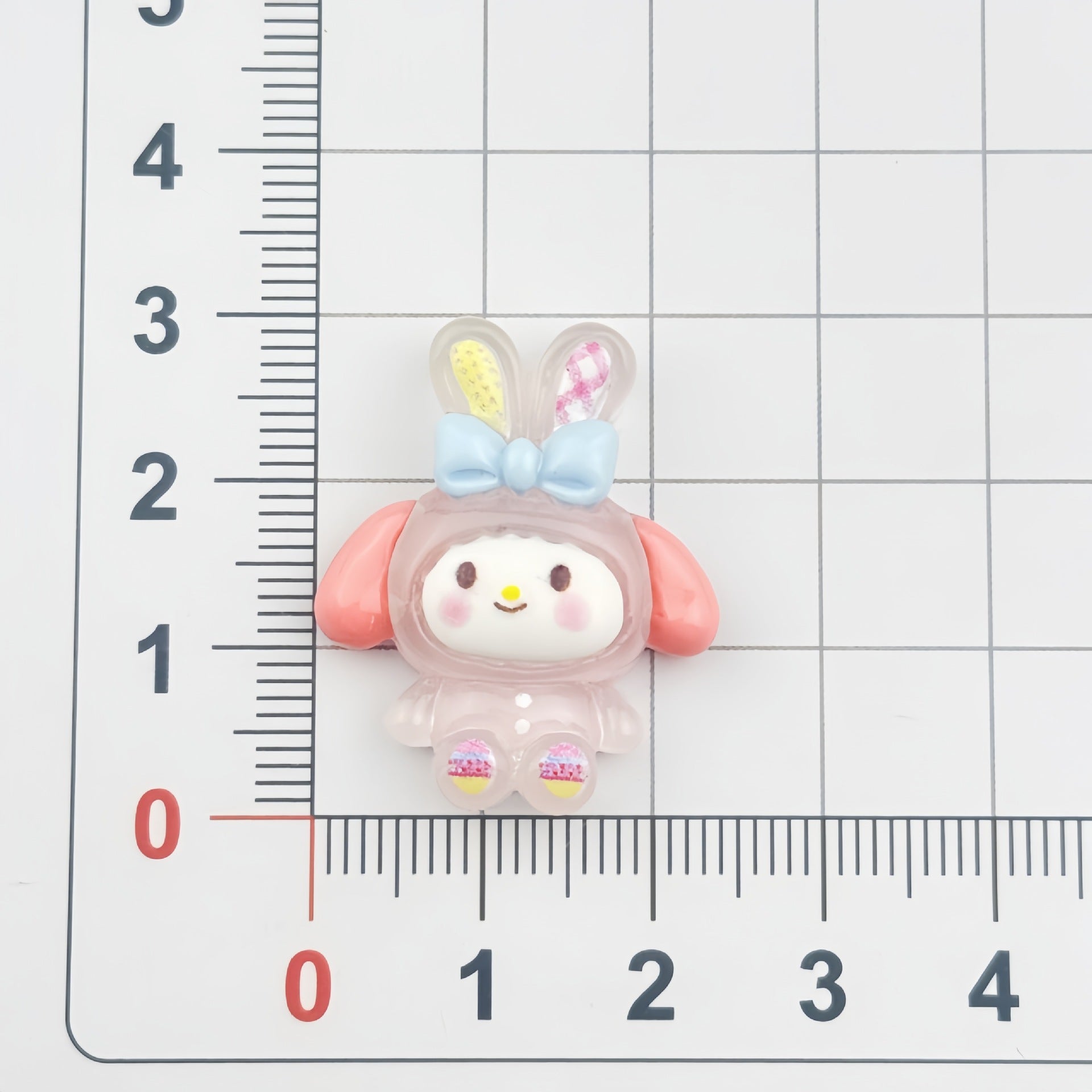 DIY Luminous Rabbit Charms Accessories – Customizable Phone Case, Hairpin, Fridge Magnet & Keychain Set