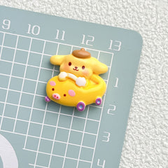 DIY Bumper Car Small Animal Charms Accessories – Customizable Phone Case, Hairpin, Fridge Magnet & Keychain Set