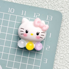 DIY Small luminous Sanrio Charms Accessories – Customizable Phone Case, Hairpin, Fridge Magnet & Keychain Set