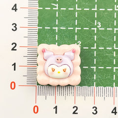 DIY Food Mimi Cake Dessert Charms Accessories – Customizable Phone Case, Hairpin, Fridge Magnet & Keychain Set