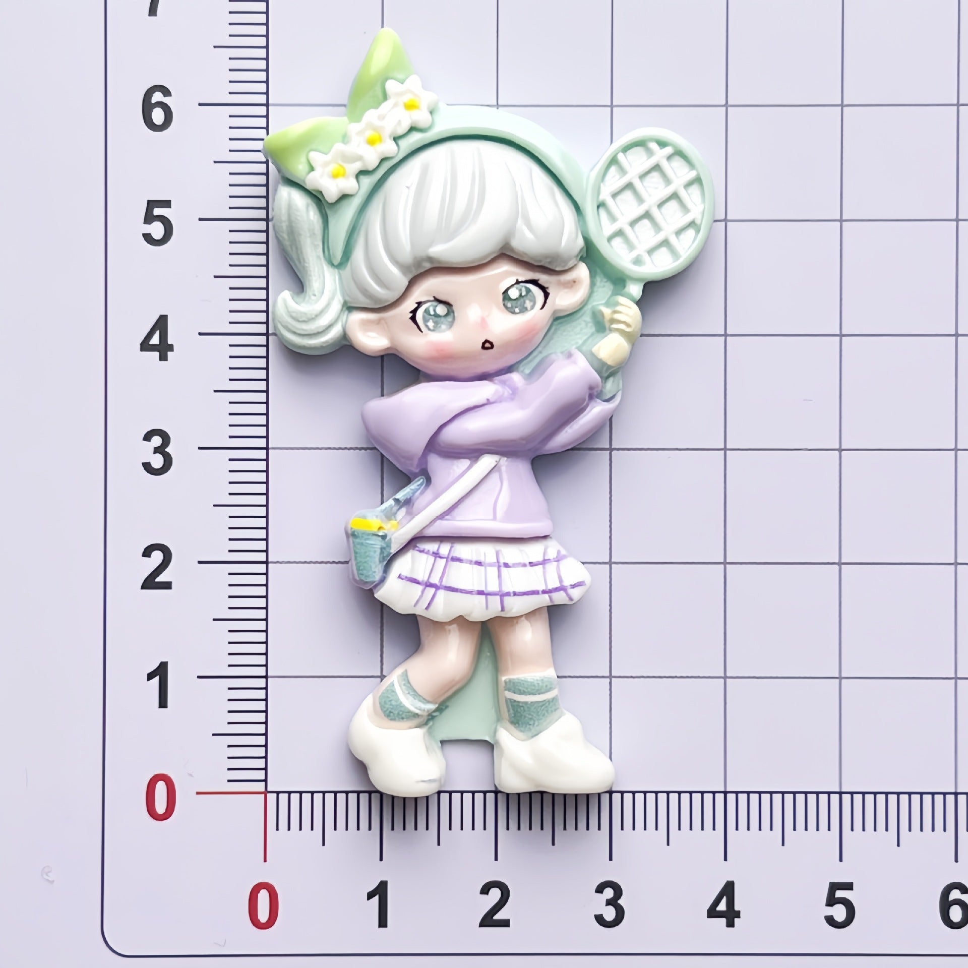 DIY Daka Beautiful Girl Charms Accessories – Customizable Phone Case, Hairpin, Fridge Magnet & Keychain Set