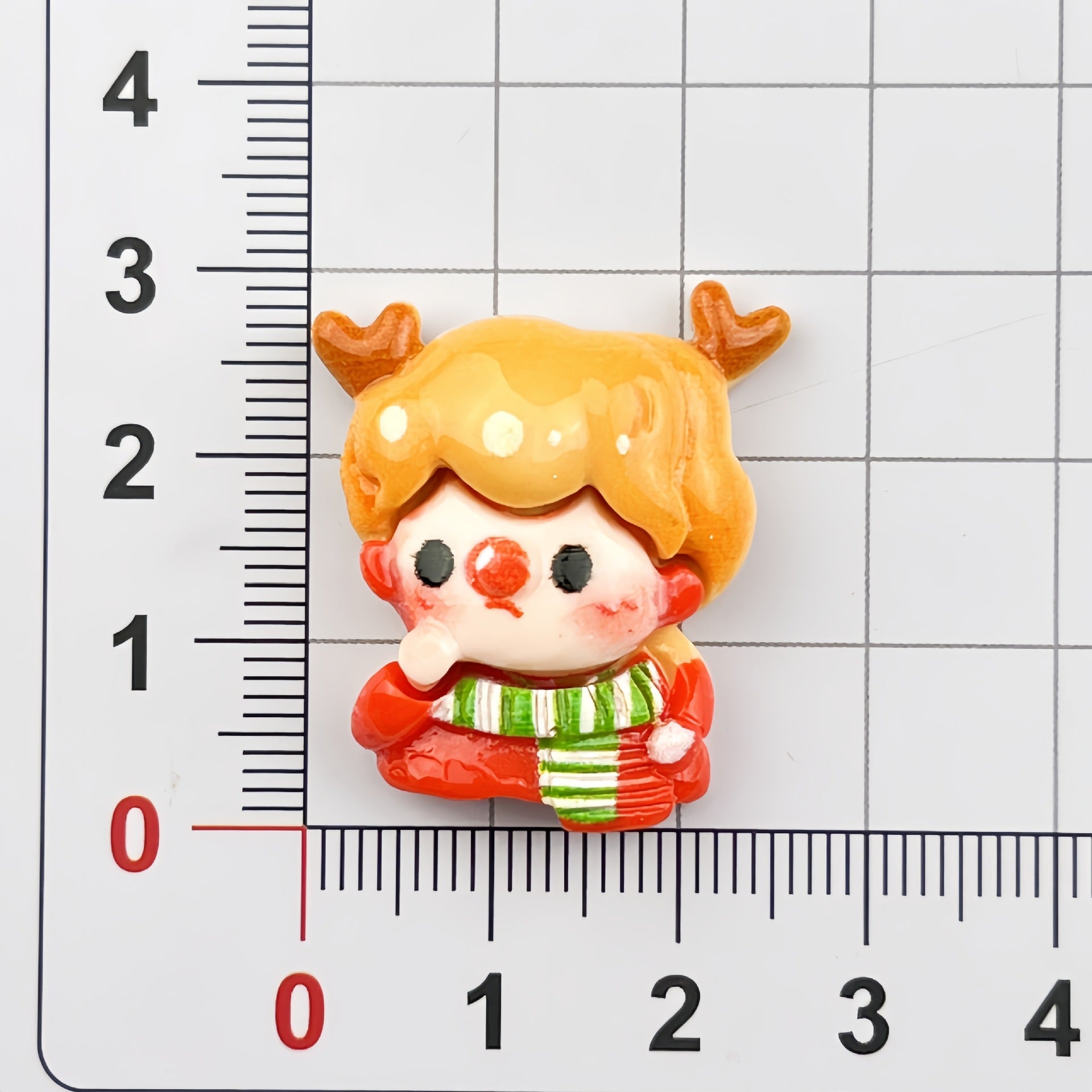 DIY Cartoon Christmas Girl Charms Accessories – Customizable Phone Case, Hairpin, Fridge Magnet & Keychain Set
