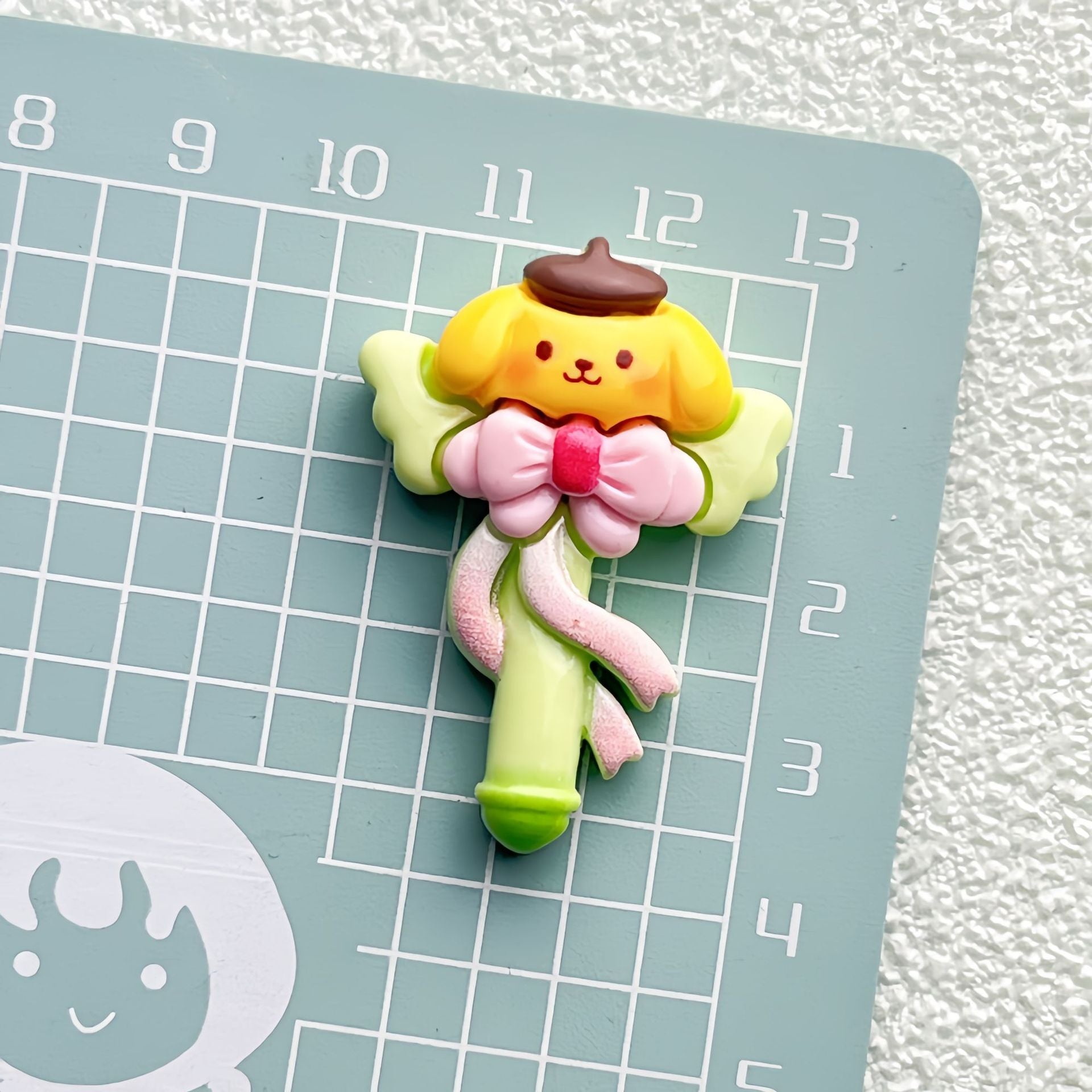 DIY Cartoon Glossy Fairy Wand Sanrio Charms Accessories – Customizable Phone Case, Hairpin, Fridge Magnet & Keychain Set
