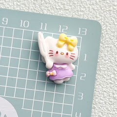 DIY Cat KT Cat  Charms Accessories – Customizable Phone Case, Hairpin, Fridge Magnet & Keychain Set
