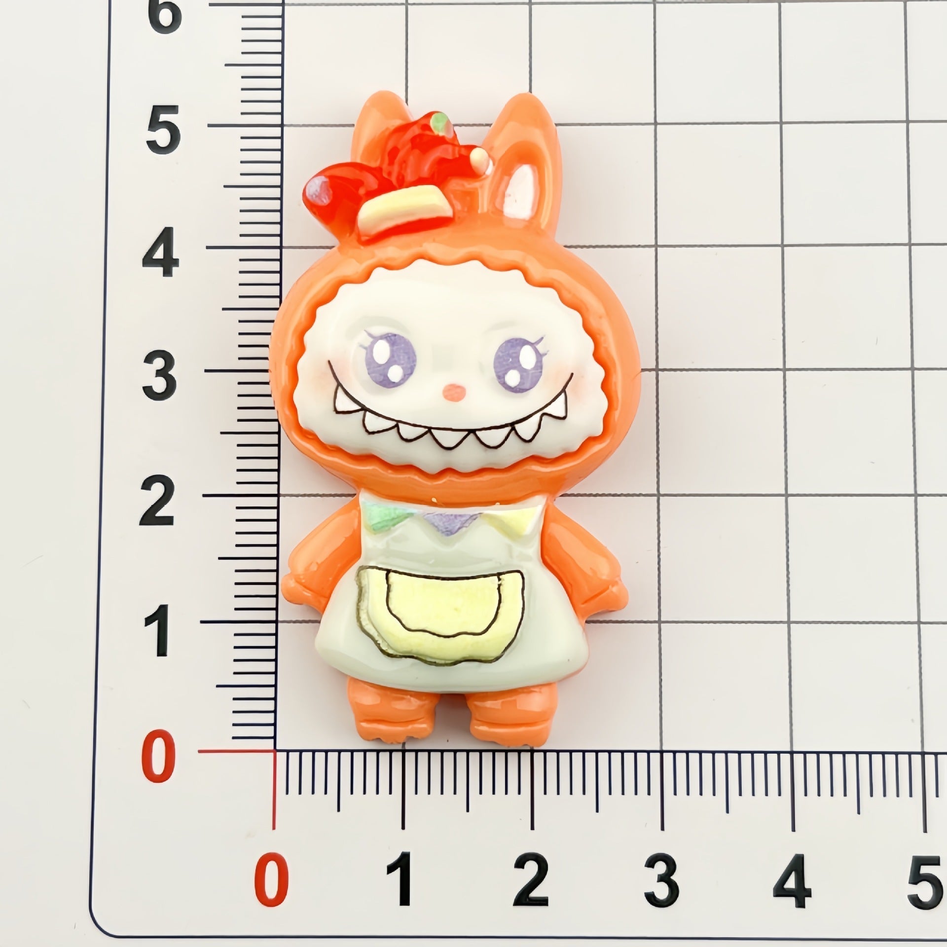 DIY Big Card Bowknot Cute Big Mouth Doll Cartoon Charms Accessories – Customizable Phone Case, Hairpin, Fridge Magnet & Keychain Set