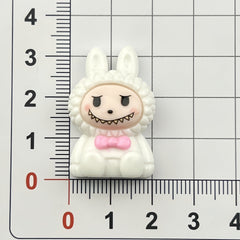 DIY Bow Tie Plush Toy Charms Accessories – Customizable Phone Case, Hairpin, Fridge Magnet & Keychain Set