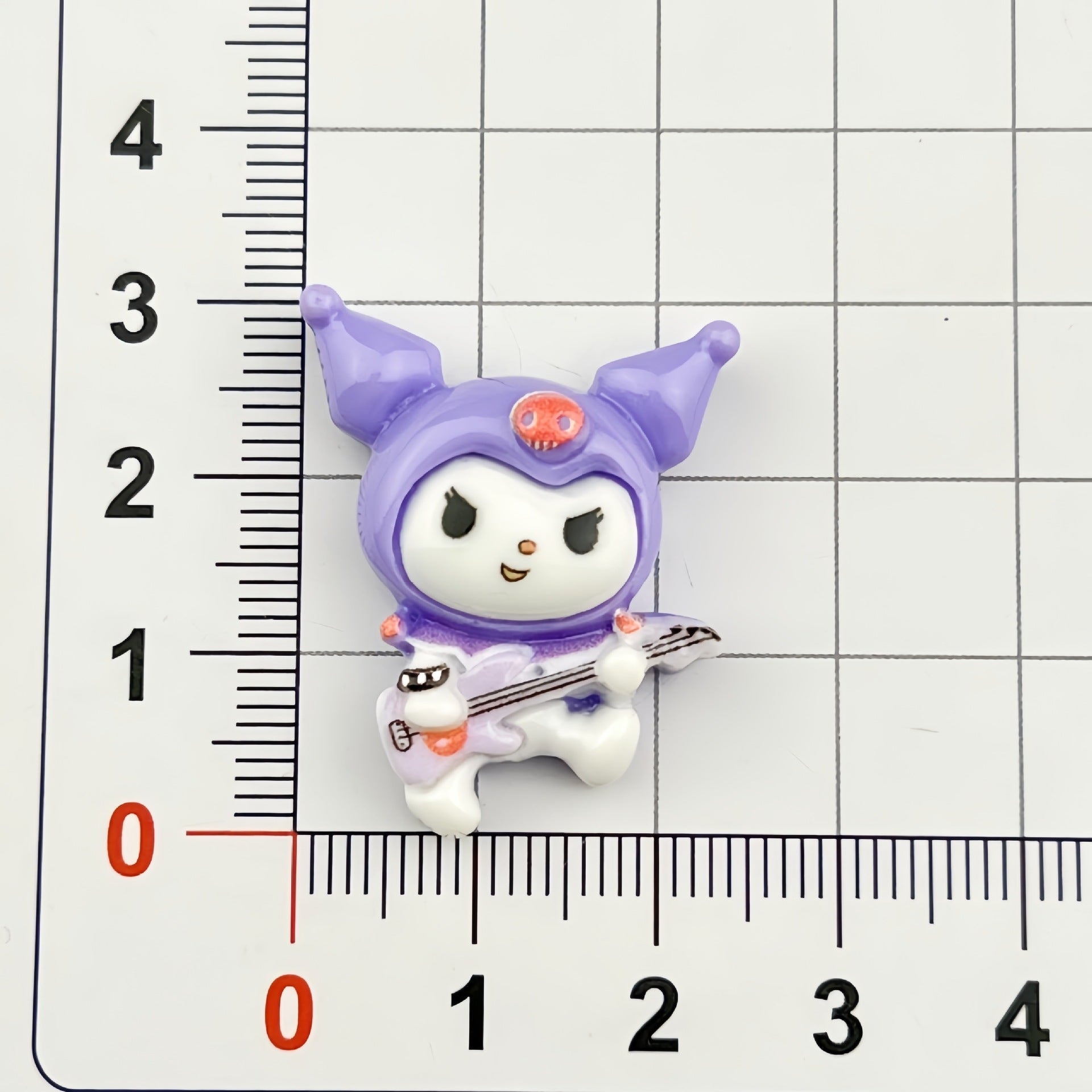 DIY  Musician Purple Rice Charms Accessories – Customizable Phone Case, Hairpin, Fridge Magnet & Keychain Set