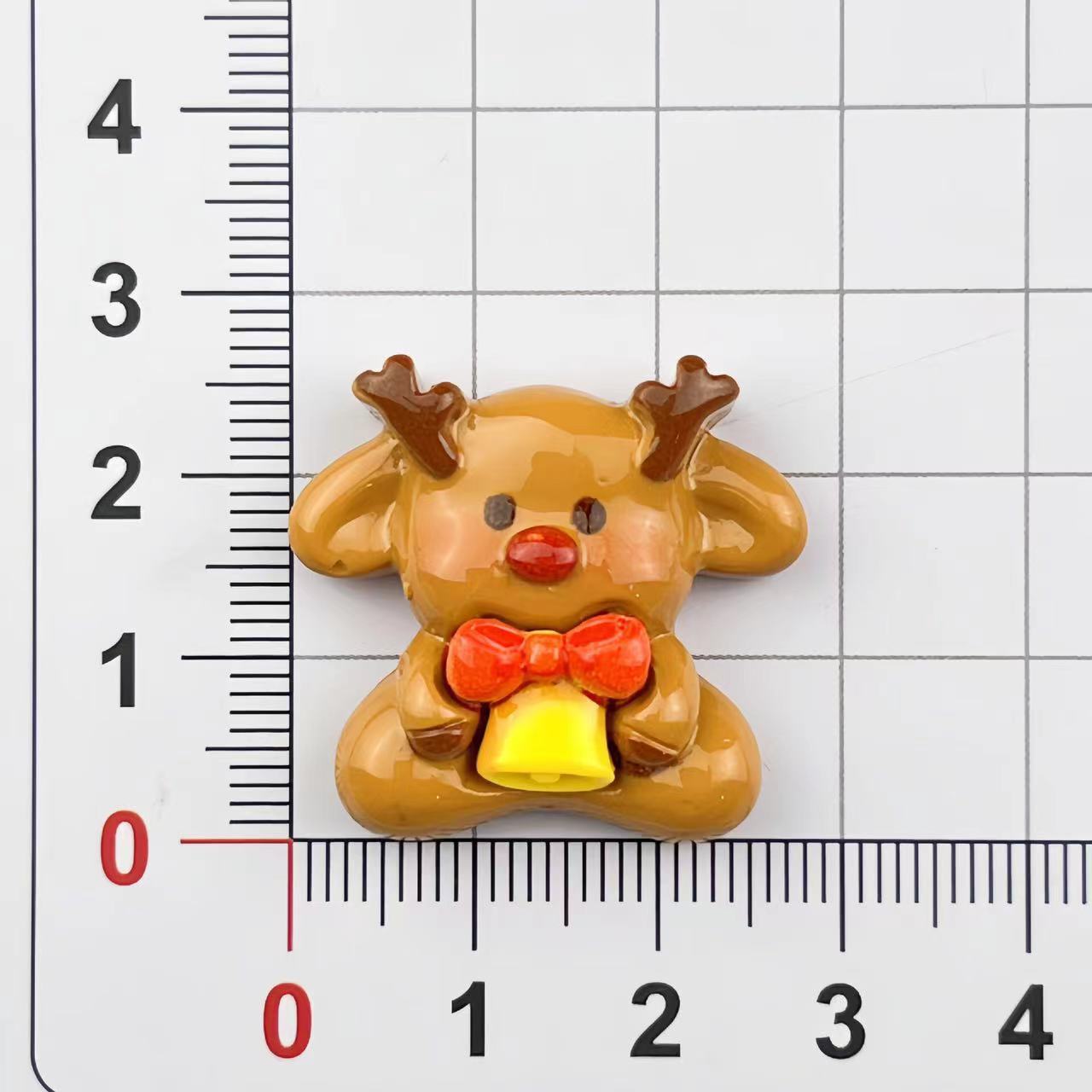 DIY Cartoon Christmas Girl Charms Accessories – Customizable Phone Case, Hairpin, Fridge Magnet & Keychain Set
