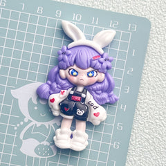 DIY Glossy5Girls Charms Accessories – Customizable Phone Case, Hairpin, Fridge Magnet & Keychain Set