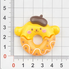 DIY Food Play Little Gull Donut  Charms Accessories – Customizable Phone Case, Hairpin, Fridge Magnet & Keychain Set