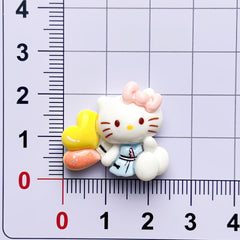 DIY Playing Cat Charms Accessories – Customizable Phone Case, Hairpin, Fridge Magnet & Keychain Set