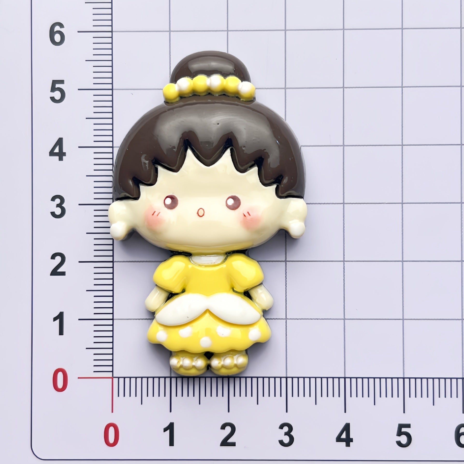 DIY Large Card Resin Girl Charms Accessories – Customizable Phone Case, Hairpin, Fridge Magnet & Keychain Set