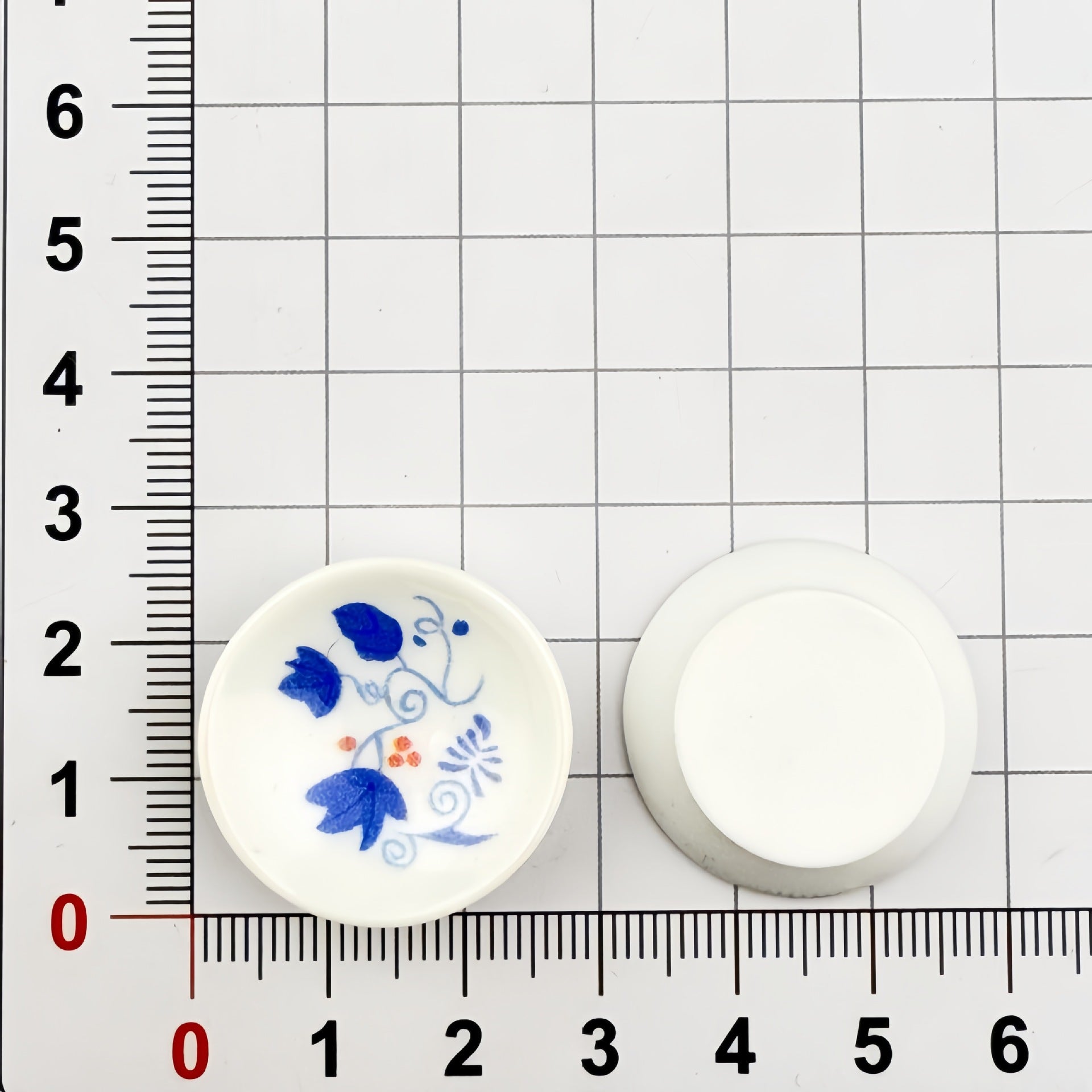 DIY  retro blue and white porcelain plate Charms Accessories – Customizable Phone Case, Hairpin, Fridge Magnet & Keychain Set