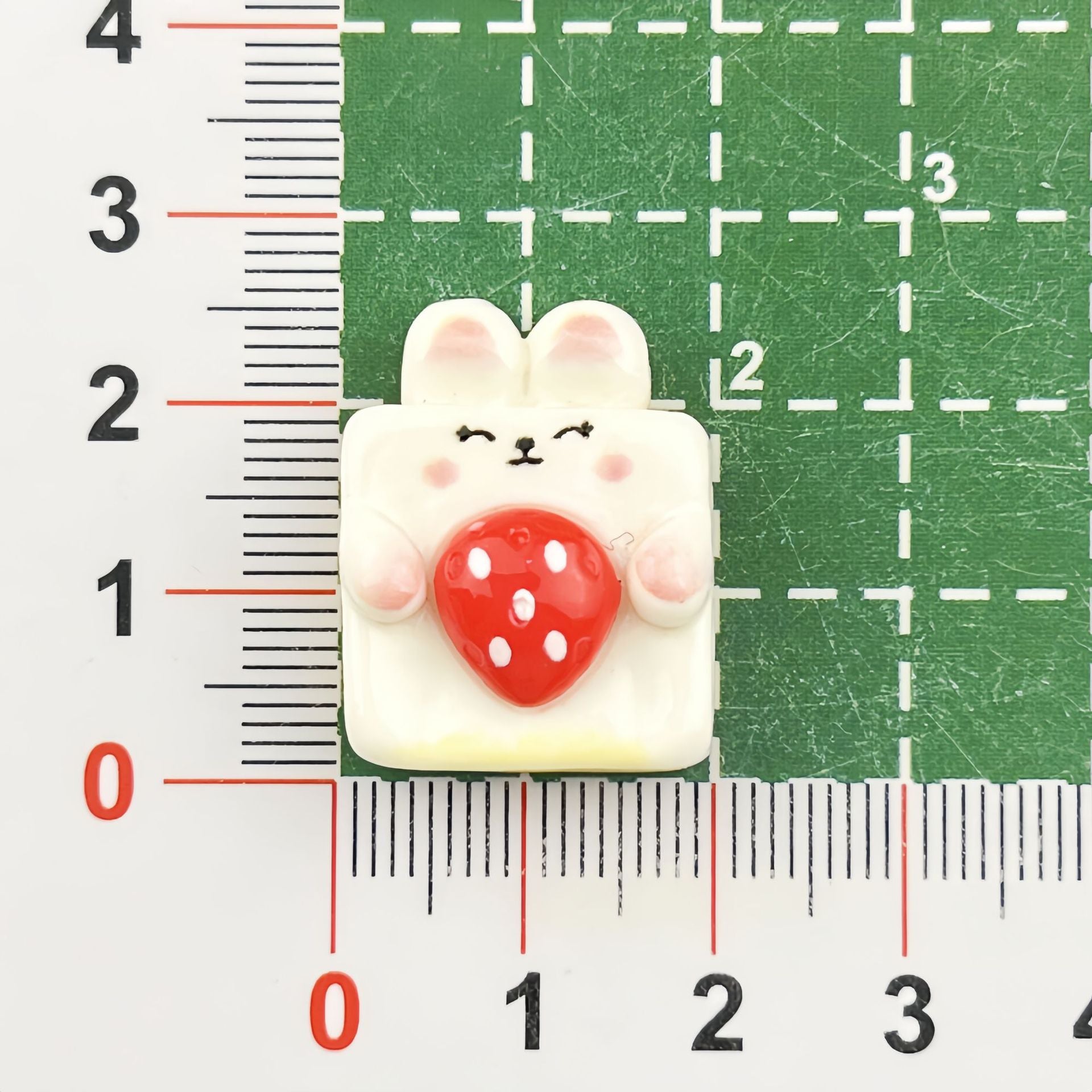 DIY Cute Food Play Cake Bunny Charms Accessories – Customizable Phone Case, Hairpin, Fridge Magnet & Keychain Set