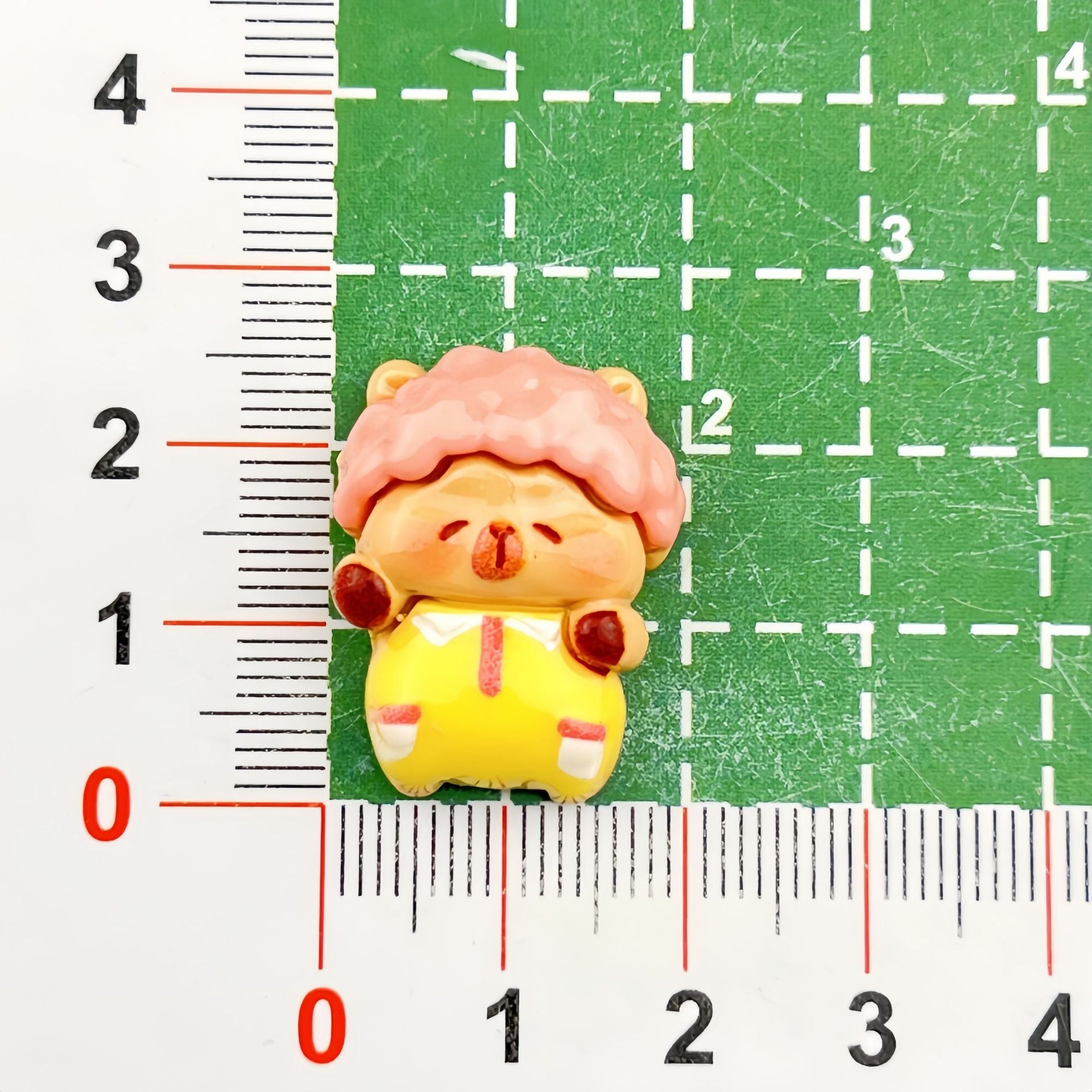DIY Cute Burger Capibara Charms Accessories – Customizable Phone Case, Hairpin, Fridge Magnet & Keychain Set