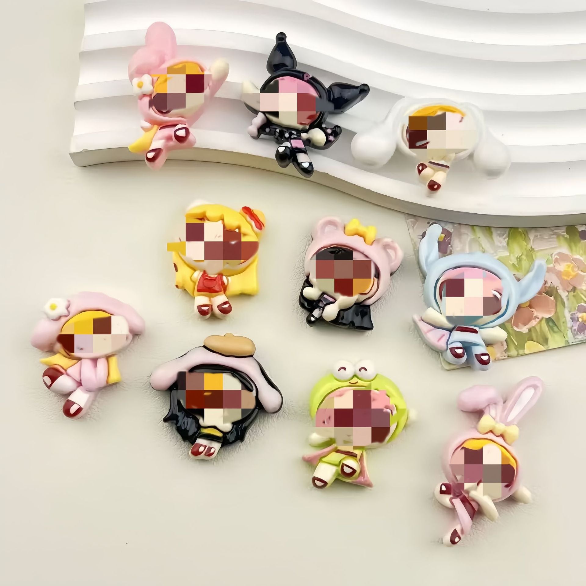 DIY  Big Eyed  Charms Accessories – Customizable Phone Case, Hairpin, Fridge Magnet & Keychain Set
