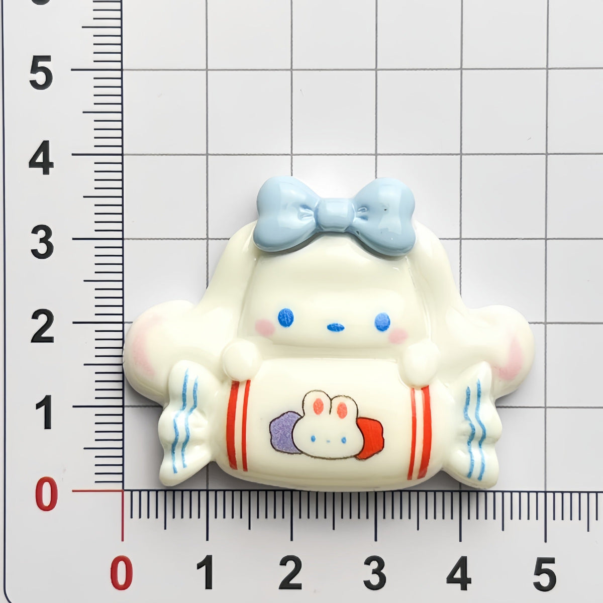 DIY Luminous Solid Color Happy Cinnamon Dog Cartoon Glossy  Charms Accessories – Customizable Phone Case, Hairpin, Fridge Magnet & Keychain Set