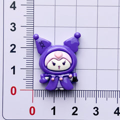 DIY Purple Rice Charms Accessories – Customizable Phone Case, Hairpin, Fridge Magnet & Keychain Set