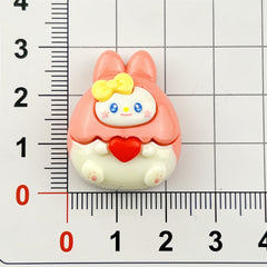 DIY Fat Love Sanrio Charms Accessories – Customizable Phone Case, Hairpin, Fridge Magnet & Keychain Set