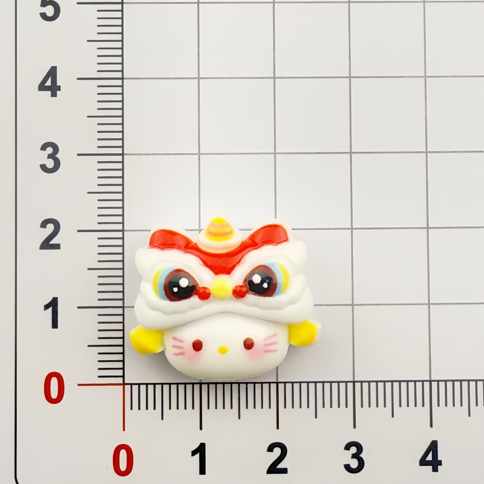 DIY multi-color lion dance kt Cat Charms Accessories – Customizable Phone Case, Hairpin, Fridge Magnet & Keychain Set