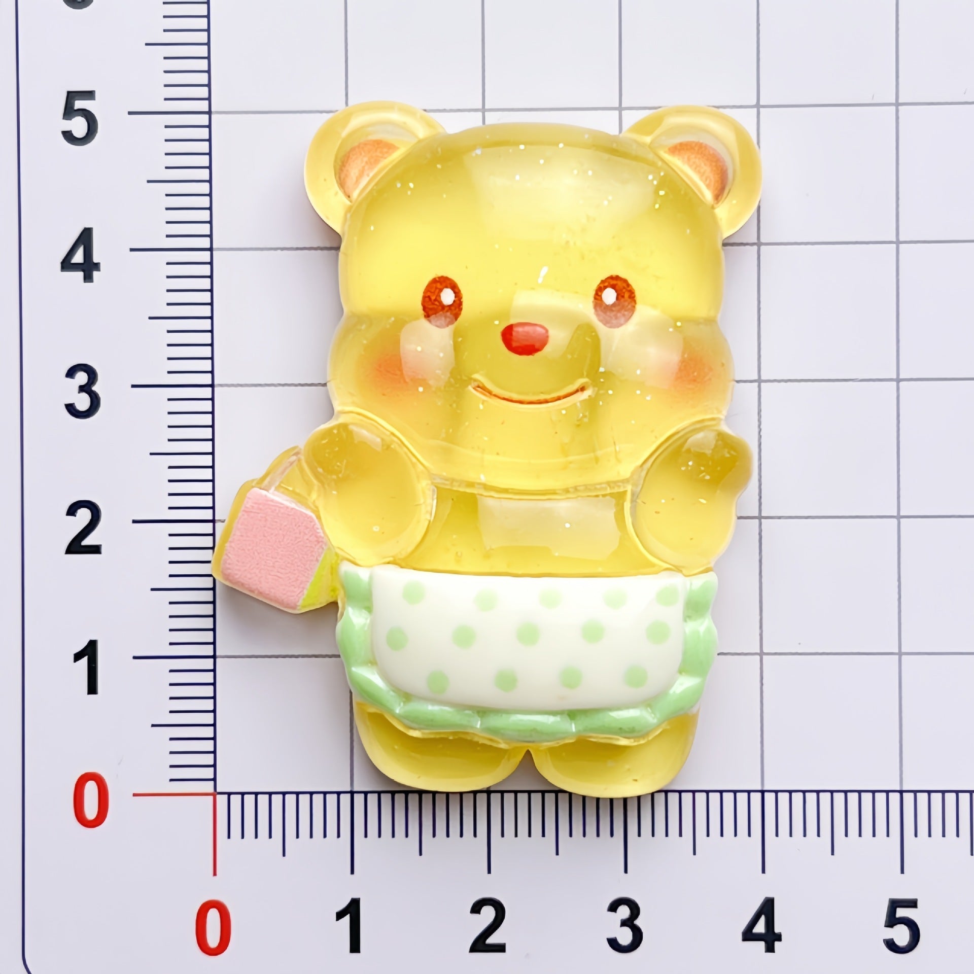 DIY   Bear Charms Accessories – Customizable Phone Case, Hairpin, Fridge Magnet & Keychain Set