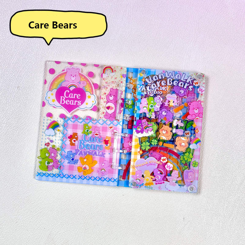 DIY Care Bear Acrylic Shaky Notebook - Customizable with Trendy & Anime IP Characters