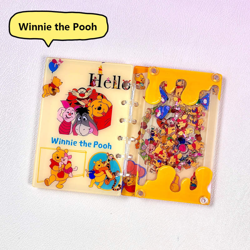 DIY Winnie The Pooh And friends Acrylic Shaky Notebook - Customizable with Trendy & Anime IP Characters