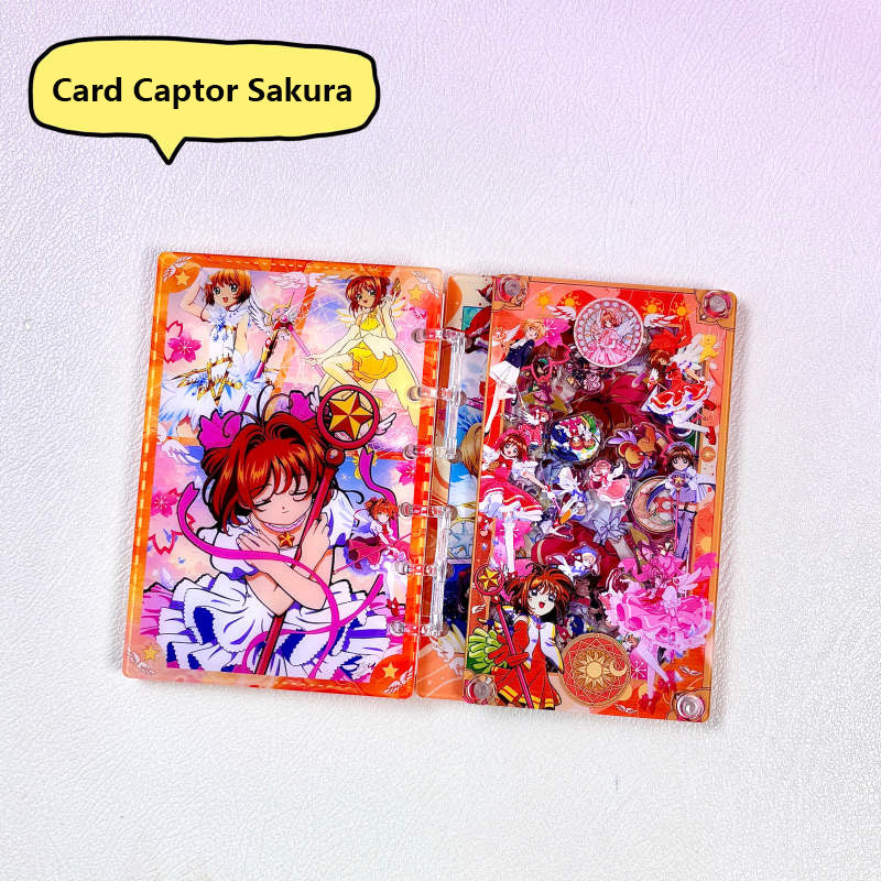 DIY  Red Cardcaptor Sakura Acrylic Shaky Notebook - Customizable with Trendy & Anime IP Characters