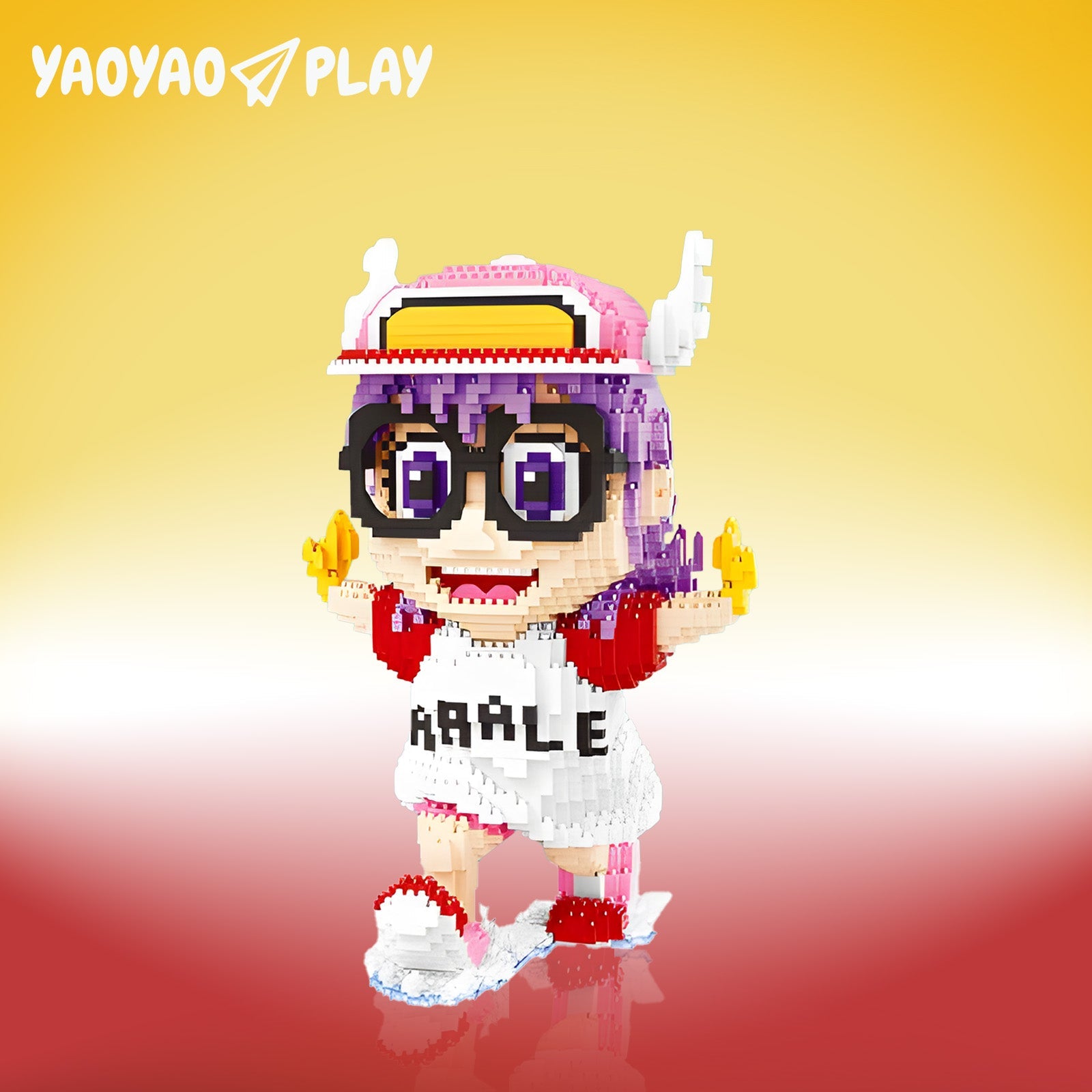 Running Arale Building Block Set