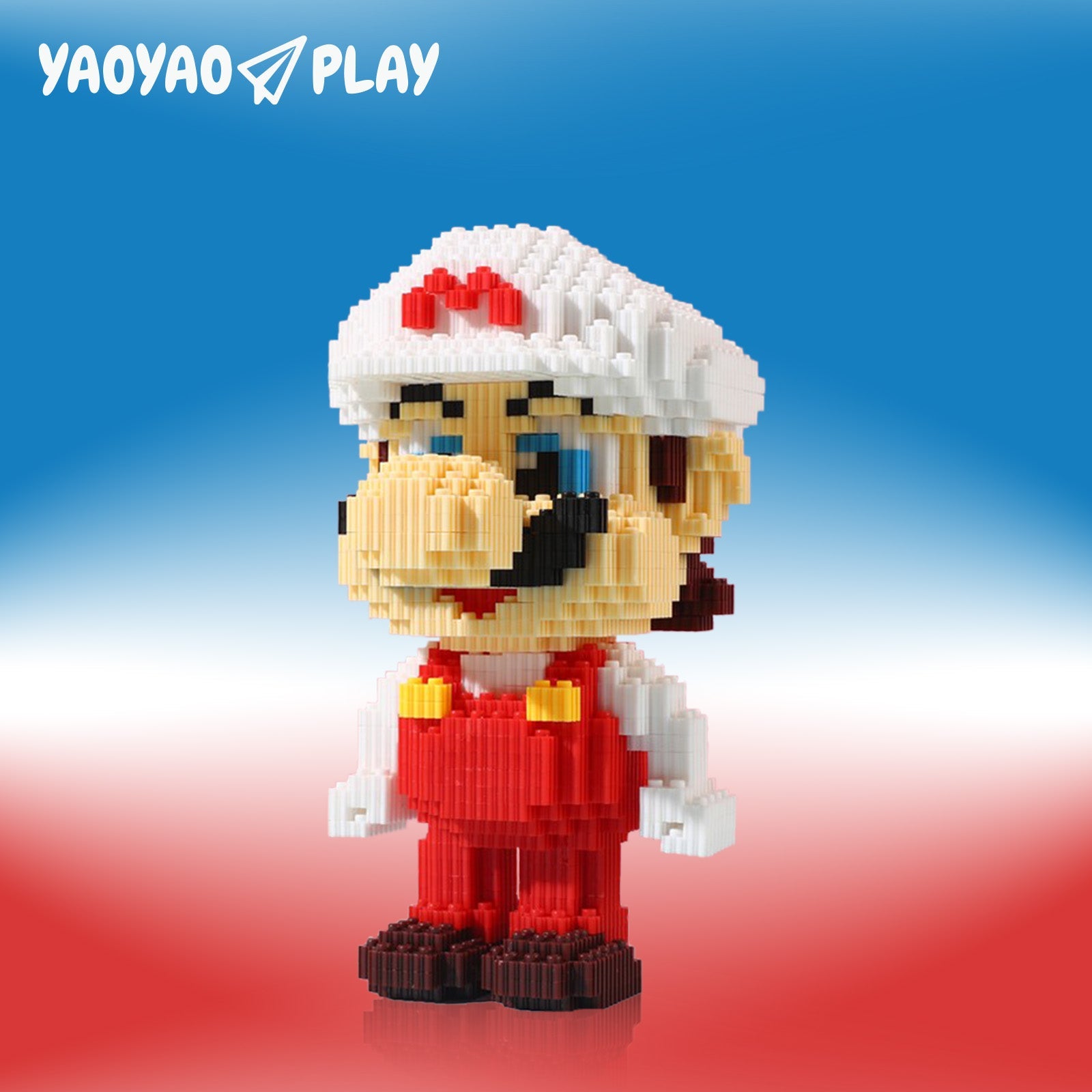 White Yoshi Upgrade Mini Building Block Set