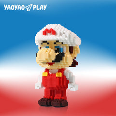 White Yoshi Upgrade Mini Building Block Set