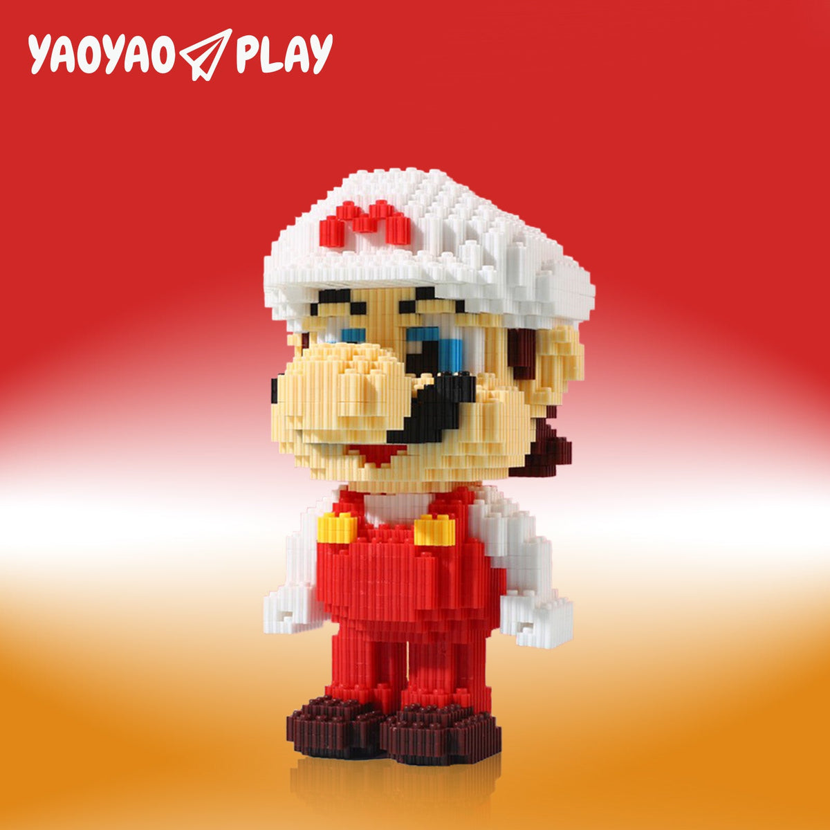 White Yoshi Upgrade Mini Building Block Set