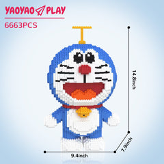 Bamboo Copter Cat Building Block Set